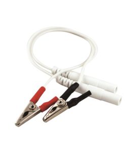 Alternative view of Cable Adaptador Tipo Caimán para Electroterapia – Alta Precisión