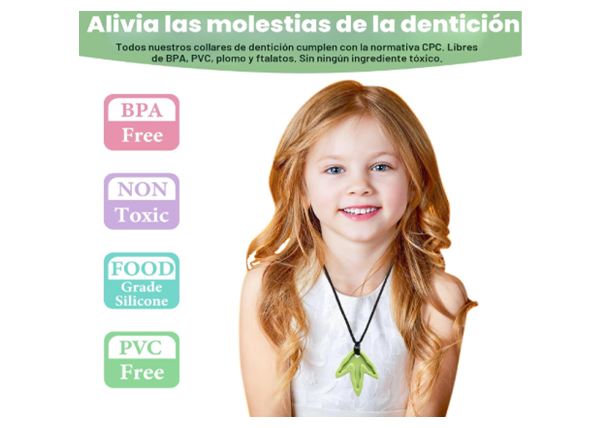 Collar Sensorial Masticable de Silicona - Imagen 2