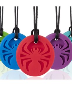 Collares Sensoriales Masticables de Araña (Pack de 5).