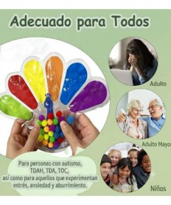 Alternative view of Juguete Sensorial Montessori De Clasificación De Colores Y Motricidad Fina