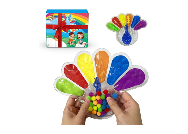 Juguete Sensorial Montessori De Clasificación De Colores Y Motricidad Fina