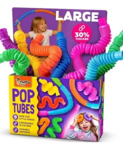 Nutty Toys Tubos Pop - Paquete Grande De 8 Juguetes Sensoriales
