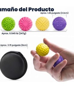 Alternative view of Set de Pelotas Sensoriales con Texturas - Exploración y Desarrollo.