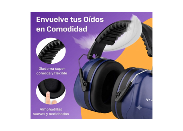 Vanderfields Orejeras de Protección Auditiva 33dB
